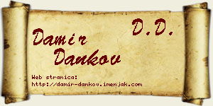 Damir Dankov vizit kartica